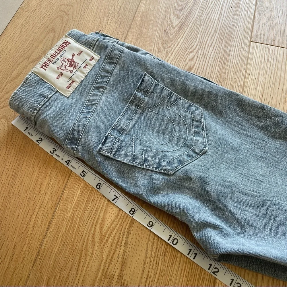 NWT TRUE RELIGION JENNIE HIGH RISE  CURVY SKINNY JEANS-24 - Picture 12 of 13